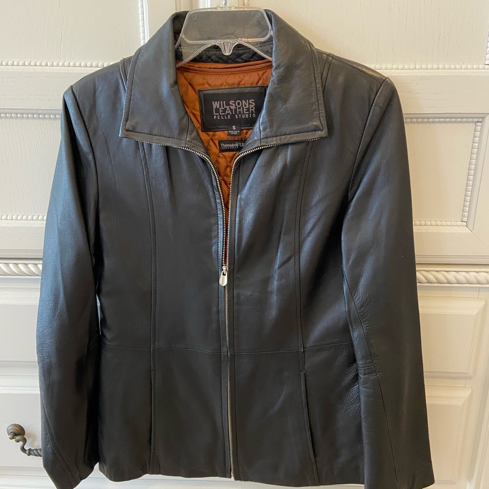 Women’s Wilson Leather Jacket (BLACK)